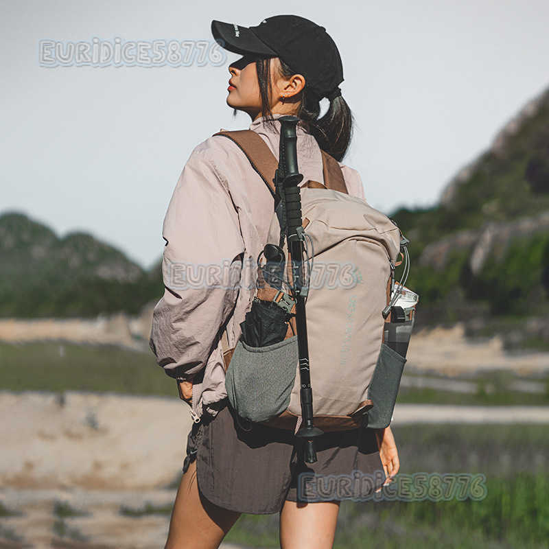 Outdoor Hiking Bag with a Large Capacity of 20 Liters Lightweight for Both Men and Women Commuting Travel Bag Book Hiking Camping Trip Double Backpack