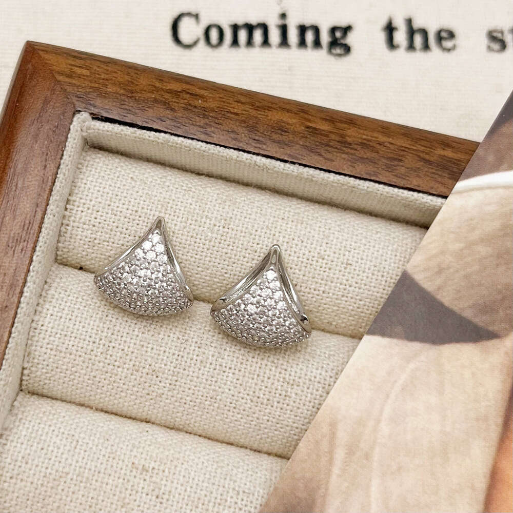 DHpet Ins - style Micro - set Zircon Earrings: Versatile and High - end