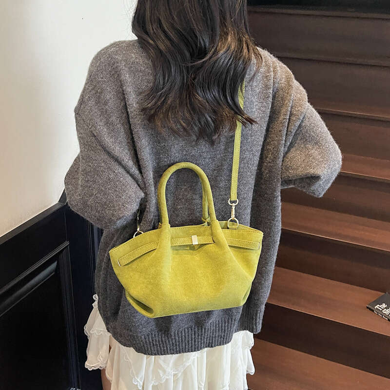 Frosted Large for Women 2025 New Fashion Handheld Tote Autumn Winter Textured Crossbody Bag