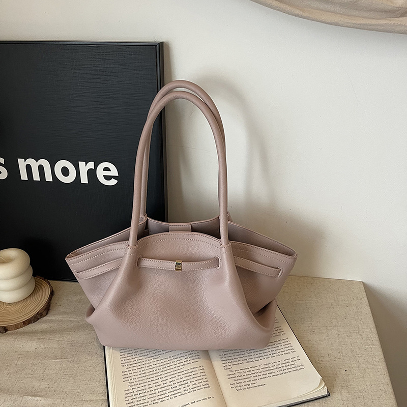 2025 New Fashion Tote Bag for Women Large Capacity Canvas Shoulder Bag Elegant Underarm Commuter Work Bag