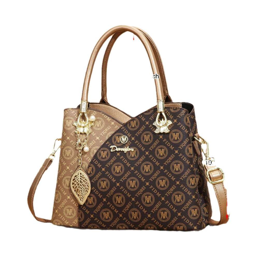 Bag with a High-End Feel, Large Capacity, Printed Women's New Fashion Tote Shoulder Bag, Handbag for Women
