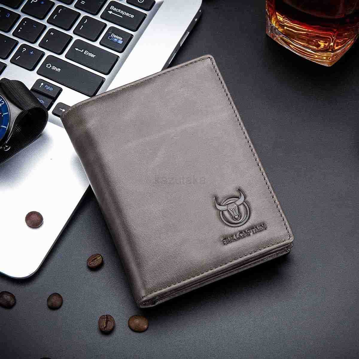 Large Capacity Genuine Leather Bifold WalletCARD Holder for Men with 15 Card Slots QB027 Z250906