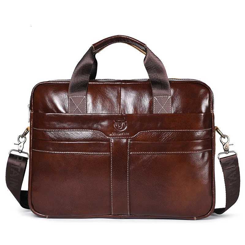 Cowhide Mens Briefcases Shiny Cow Leather Suitcase Business Handbag Large Capacity Leather Shoulder Bags Gift Laptop Bag A2G053 Z250906