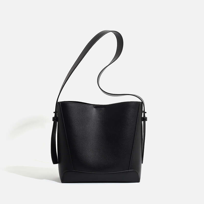 for Women Autumn Winter 2025 New Women's Crossbody Genuine Leather Versatile Shoulder Large Capacity Commuter Bucket Bag