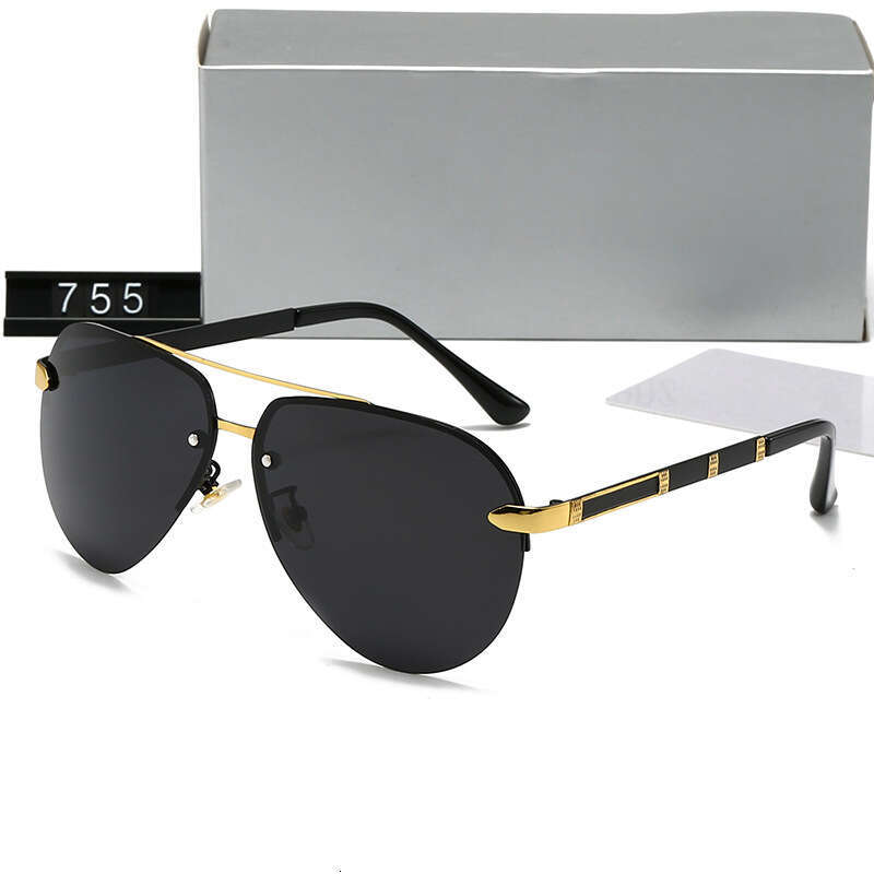 New Men's Rimless Polarized Fashion Trend Outdoor Driving Sunglasses 755 3a1