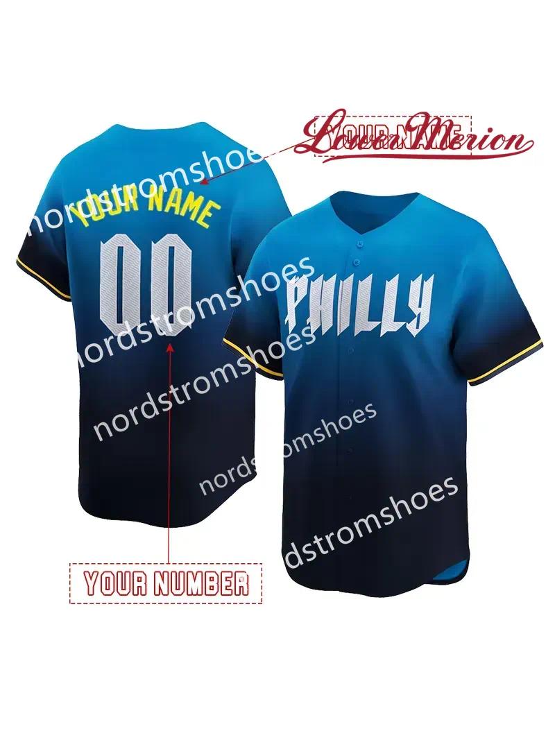 nordstromshoes hot sale Harper Baseball Jersey Nola Wheeler Bohm Stott Turner Marsh Schwarber Custom Baseball Jersey Mens Womens Youth