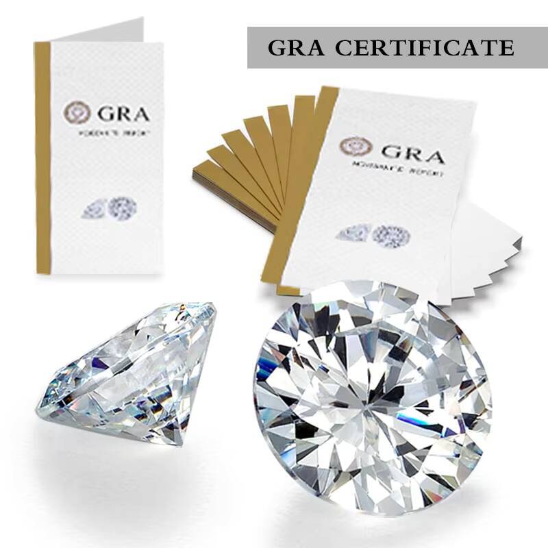 Forever love 14k White Gold Moissanite Ring 2ct Round Brilliant Cut Moissanite Wedding Ring Sets and Promise Ring for Couples