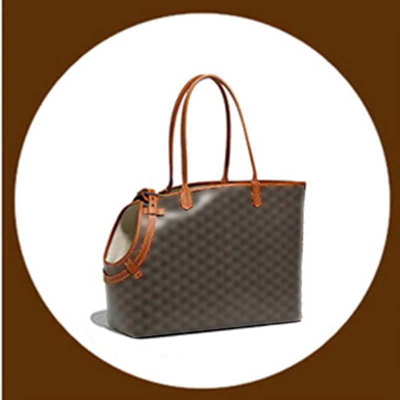 Large Tote Dog Bag For Puppy Cat Handbags Tote Bag Dog Supplies Dog Carrier Designer Beach Bag Pet Travel Handbag Casual
