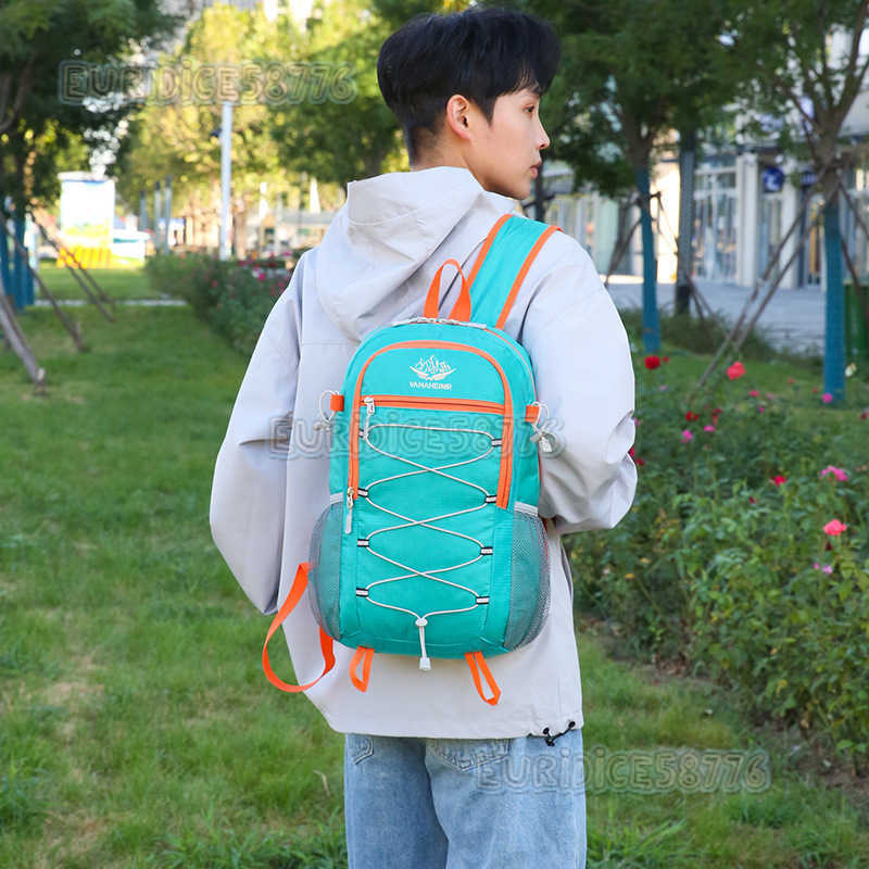 Outdoor Backpack Made of Oxford Cloth for Hiking and Cycling Lightweight Multifunctional Casual Foldable Backpack with Large Capacity H250906