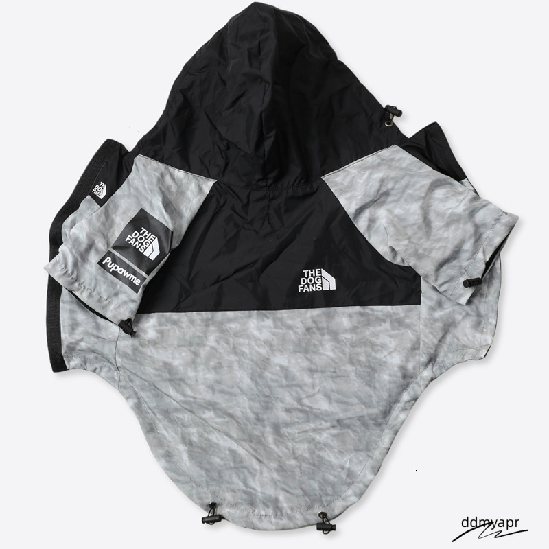 Raincoat: Warm Ddmydec Windproof Waterproof Dog Clothes Rain Coat With Adjustable Hood - Outdoor Pet Jacket, XXL