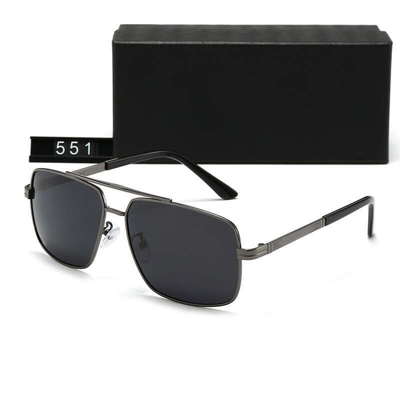 New Men's Polarized Fashion Trend Square Frame Driving Travel Sunglasses 551 935