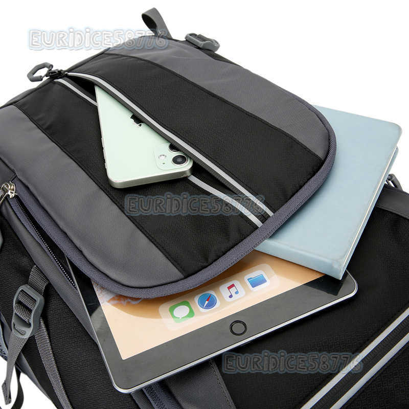 Mountaineering Bag Waterproof Outdoor Backpack Travel Large Capacity Backpack Multifunctional Reflective Hiking Bag H250906