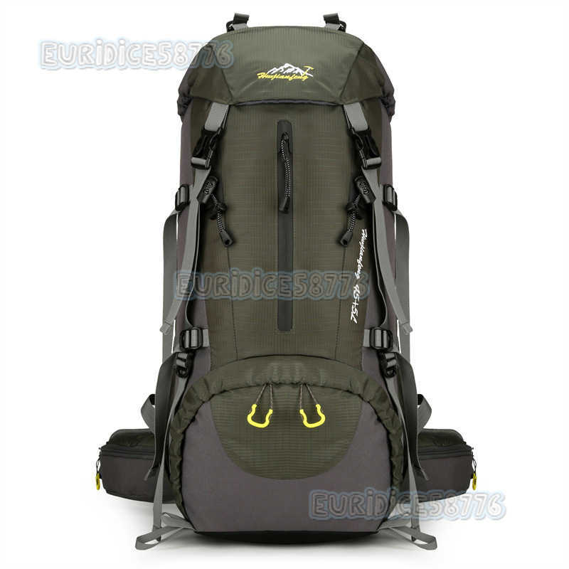 Largecapacity Mountaineering Bag Waterrepellent Wearresistant Outdoor Bag Breathable Multifunctional Sports Bag Hiking Backpack H250906