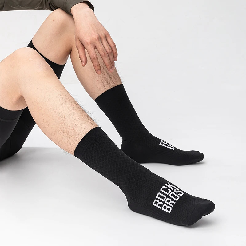 ROCKBROS ROAD TO SKY Professional Sport Socks Breathable Cycling MTB Road Bike High Elastic Shock Absorbing A pair 250905