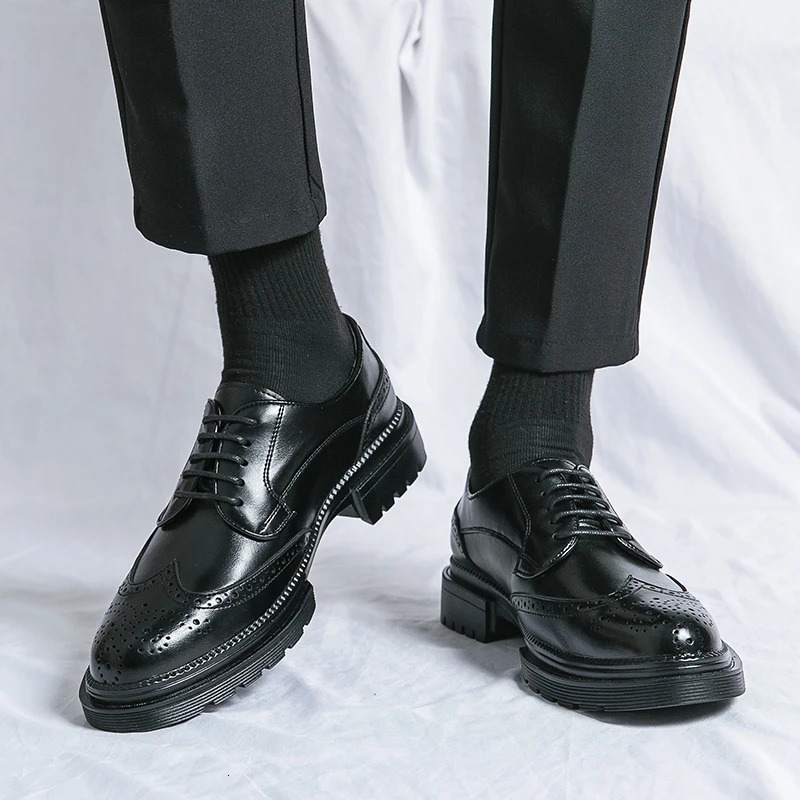 Men Dress Shoes Casual Suit Shoes Business Sneakers Work Wedding Shoes Breathable Formal Shoes Fashion Outdoor Leather Shoes 250906