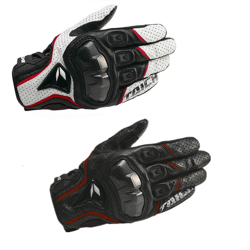 Spring Autumn Breathable Leather Motorcycle Gloves 391 390 Men Outdoor Motocross Motorbike Riding Glove Guantes Moto 250905