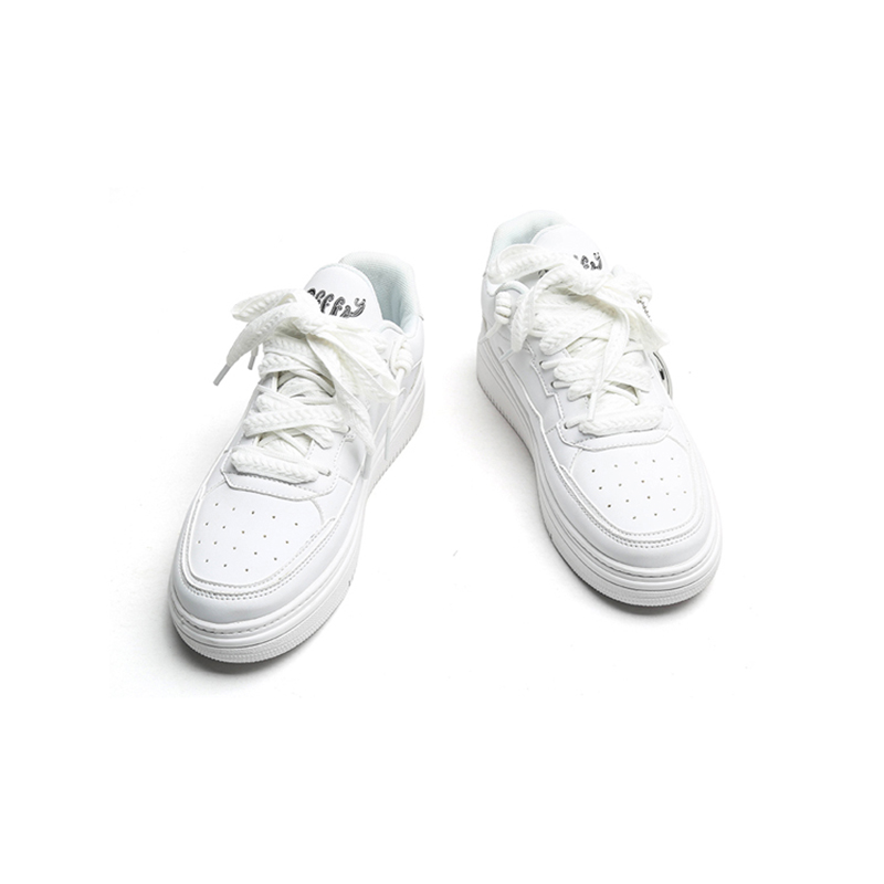 White shoes versatile couple style bread shoes women's height increasing casual shoes panda breathable board shoes men's trendy brand design