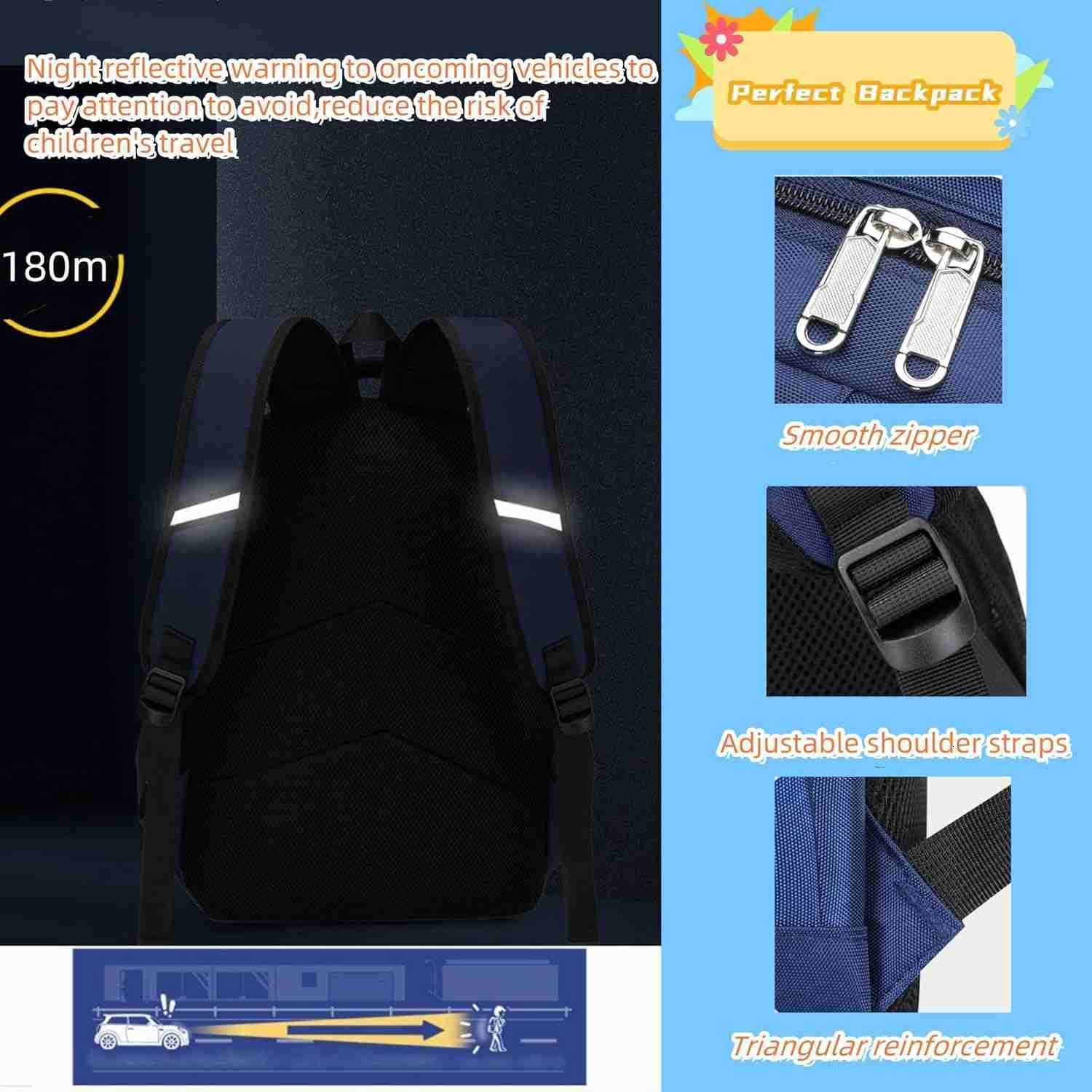 Backpack Astronaut Sports Kids Backpack Space Schoolbag for GirlsBoys Elementary Student BookbagZ250906