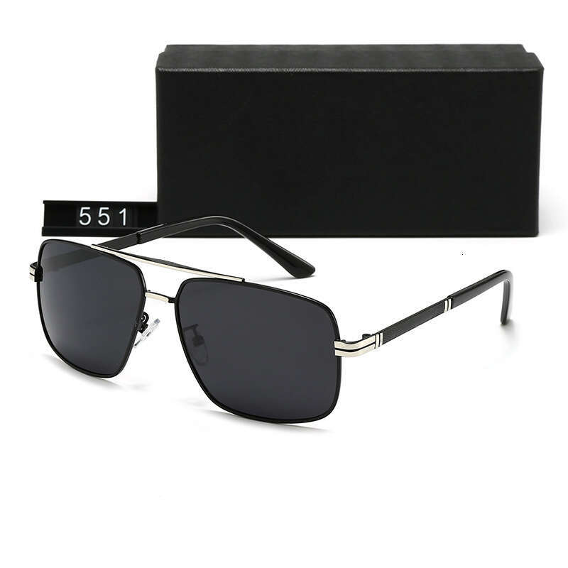 New Men's Polarized Fashion Trend Square Frame Driving Travel Sunglasses 551 935
