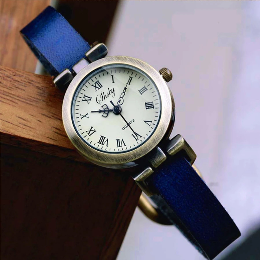 Shsby Fashion Selling Leather Female Watch ROMA Vintage Watch Women Dress Watches 250906