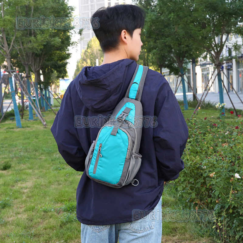 New Backpack Chest Bag Waterproof Fashion Shoulder Bag Crossbody Sports Outdoor Bag Mobile Phone Chest Bag H250906