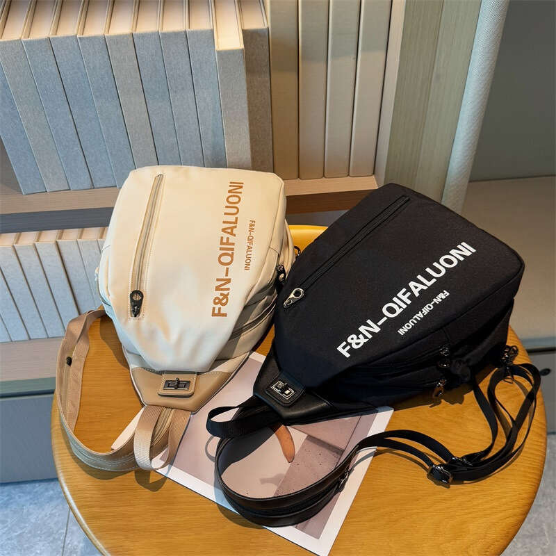 Backpack Women's High-end Fashion Single Shoulder Handbag Travel Oxford Cloth Bag Trendy