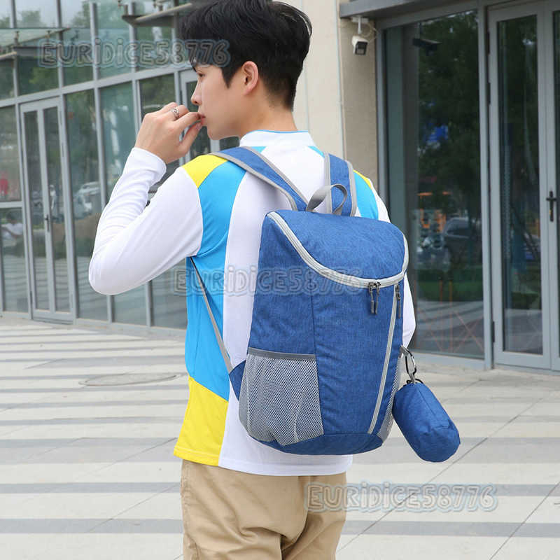 Backpack New Large Capacity Folding Bag Lightweight and Splash Proof Outdoor Travel Sports Backpack H250906