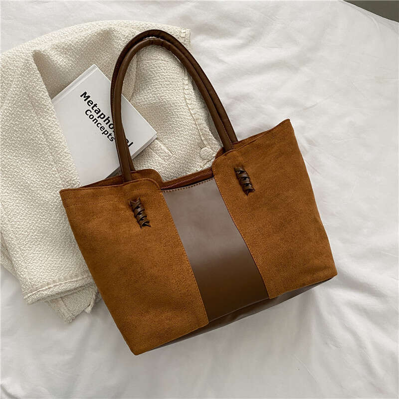 2022 New Autumn Fashion Textured Tote Women, Large Capacity Shoulder Bag for Work and Commuting