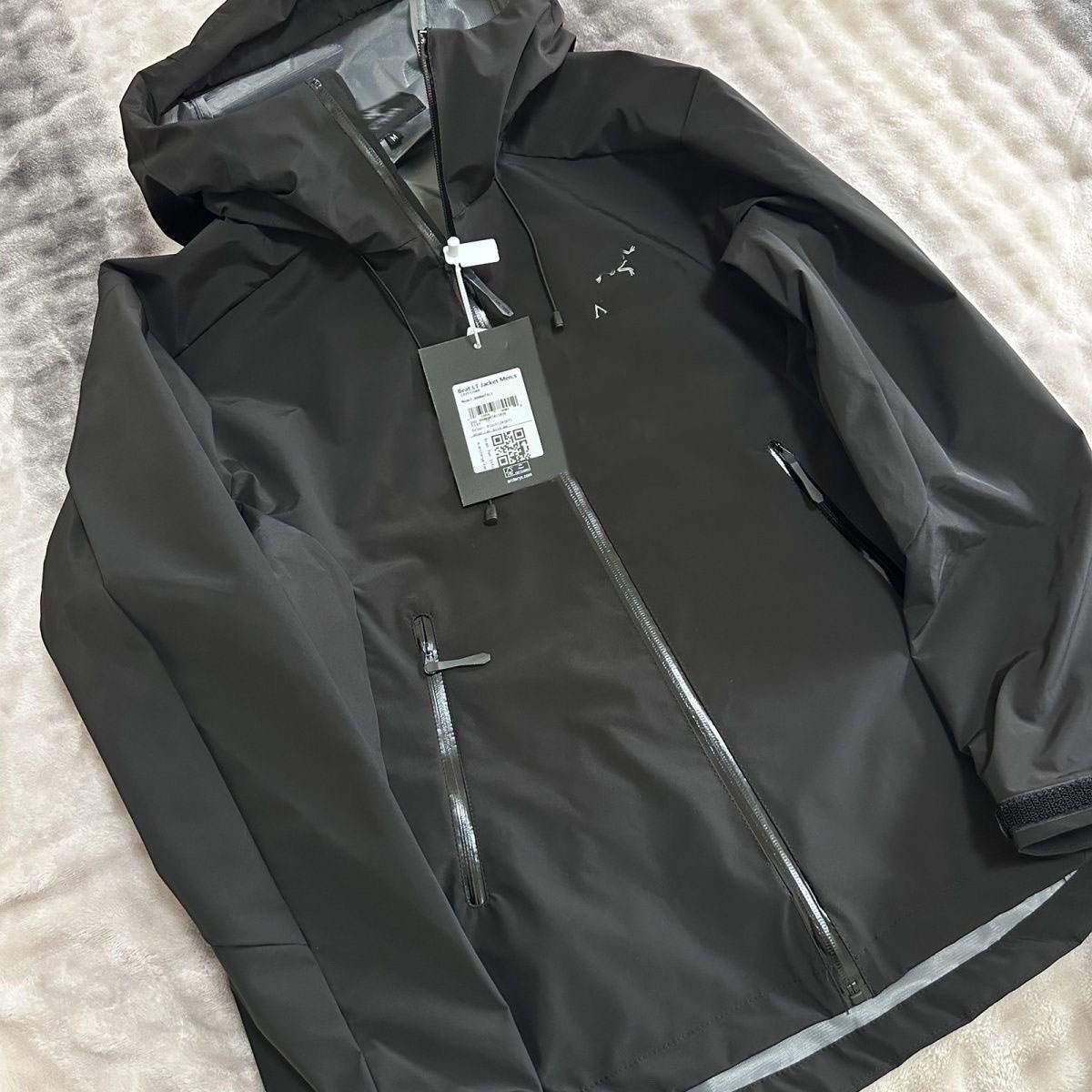 Outdoor jackets waterproof men's jacket black designer brand men's mountaineering jacket Men's Black High Quality Waterproof Designer
