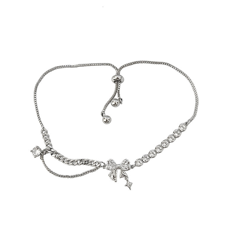 Real Gold Plated Zircon Butterfly Pendant Light High-end Feel Bracelet Niche Style Versatile Jewelry for Women - view 6