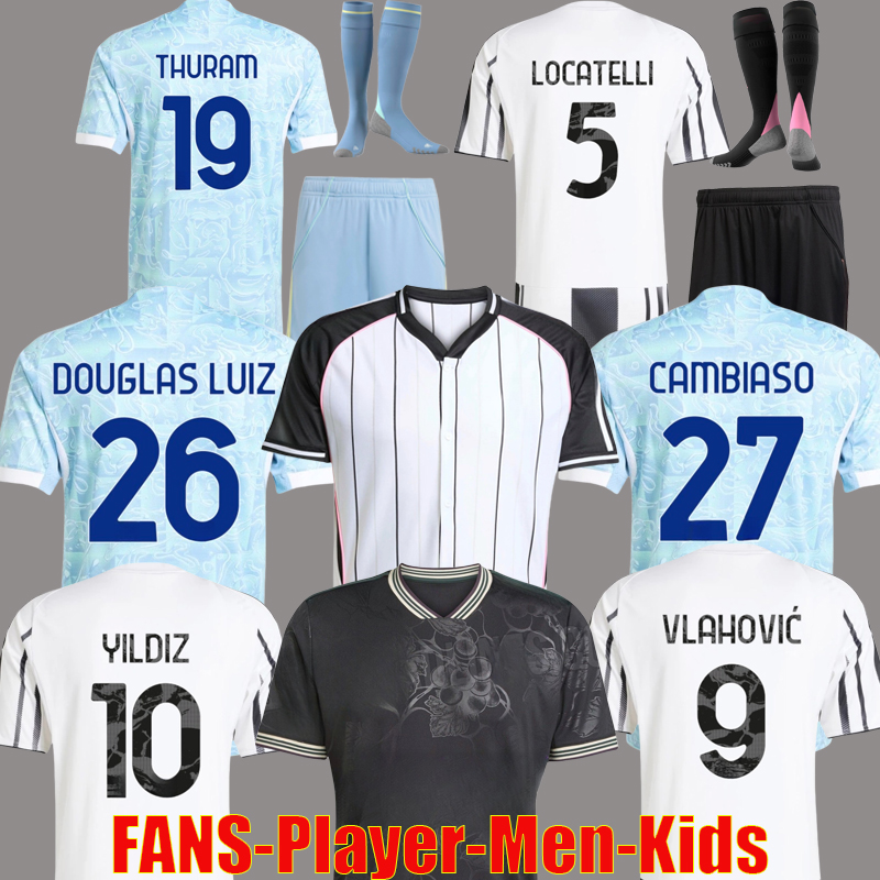 fans player 25 26 YILDIZ BREMER J DAVID soccer jerseys 2025 2026 football shirt KOOPMEINERS men kids Kit LOCATELLI DOUGLAS LUIZ