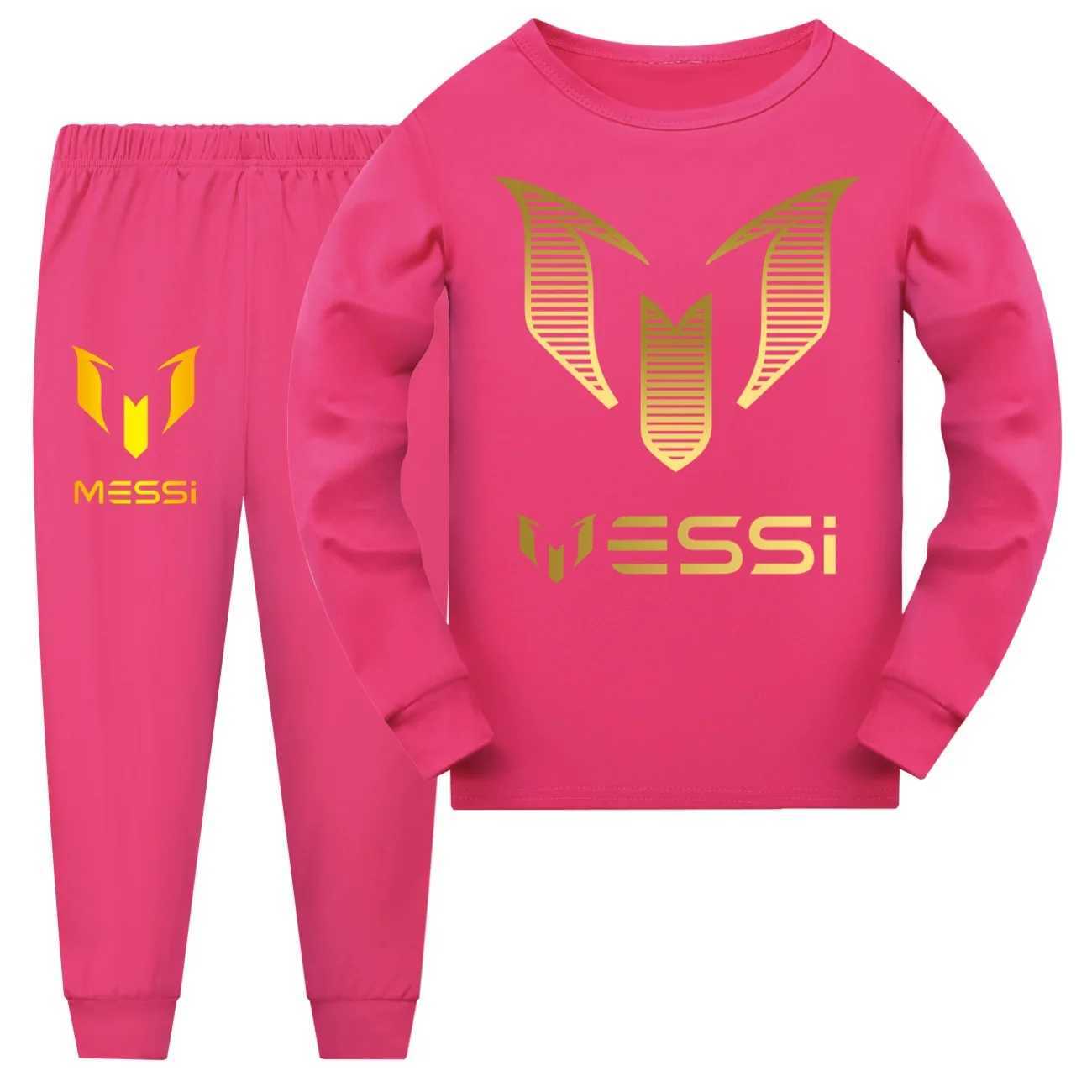 Cartoon Messi Children Pajamas Boys Pijama Cotton Clothes Set Sleepwear Kids Nightwear for Girls Toddler Outfits Pyjama 2938 X250906