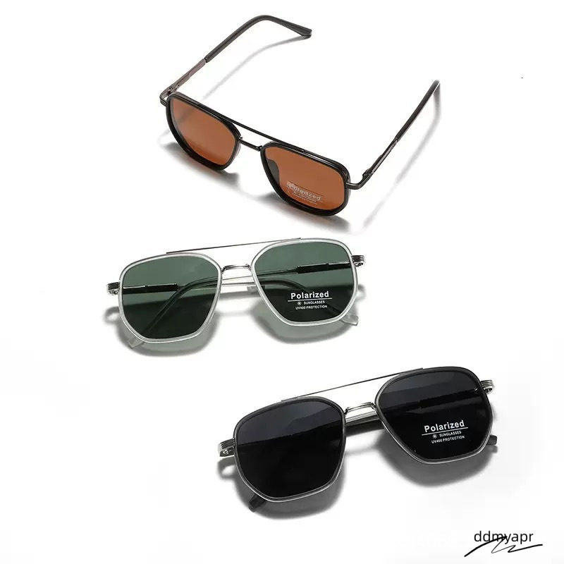 Designer Ddmydec For Women Men Metal Oversize Square Frame Tr90 Polarizing Sunglasses Unisex