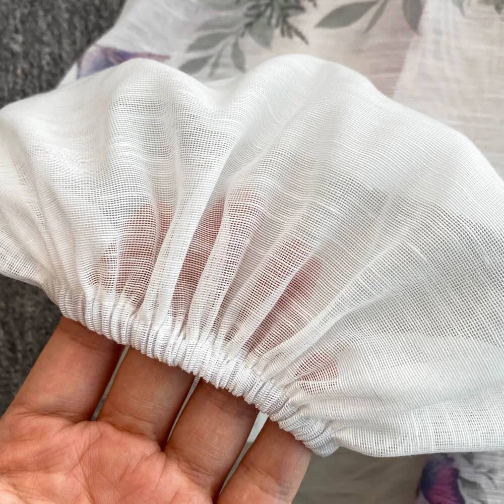 design 2025 New Chinese Women's Dress Spring and Autumn New Fashion Printed Lantern Sleeve Robe Slimming Stand Collar Designer Tank Top