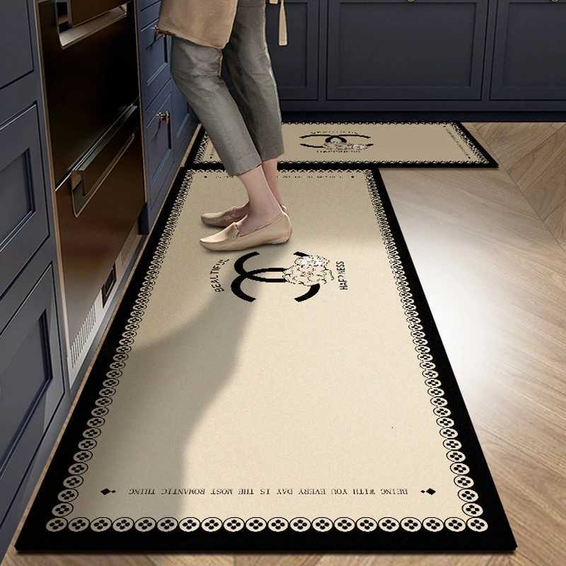 Luxurious VIKAMA Xiaoxiang Kitchen Diatomite Carpet NonSlip Absorbent Quick Drying Rug Home Easy To Care WearResistant Mat Home Decor Y251105