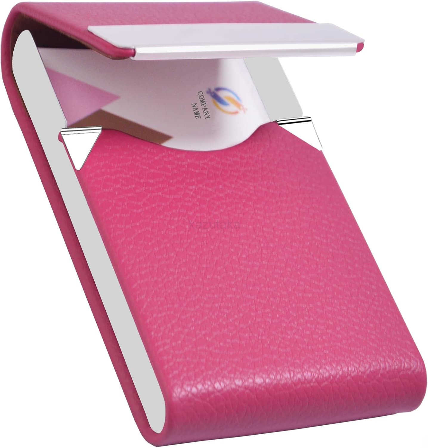 Card Holder with Ultra Slim DesignBusiness Card Case with Premium PU LeatherSuit Pocket Metal Card Holder for WomenMenProfessional Name Card Holder wi