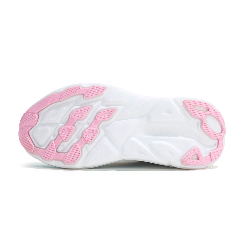 New lightweight, breathable, soft soled, shock-absorbing running shoes for women, low top running shoes, youthful design, white sports shoes