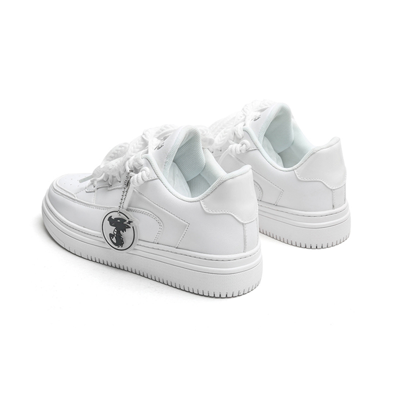 White shoes versatile couple style bread shoes women's height increasing casual shoes panda breathable board shoes men's trendy brand design