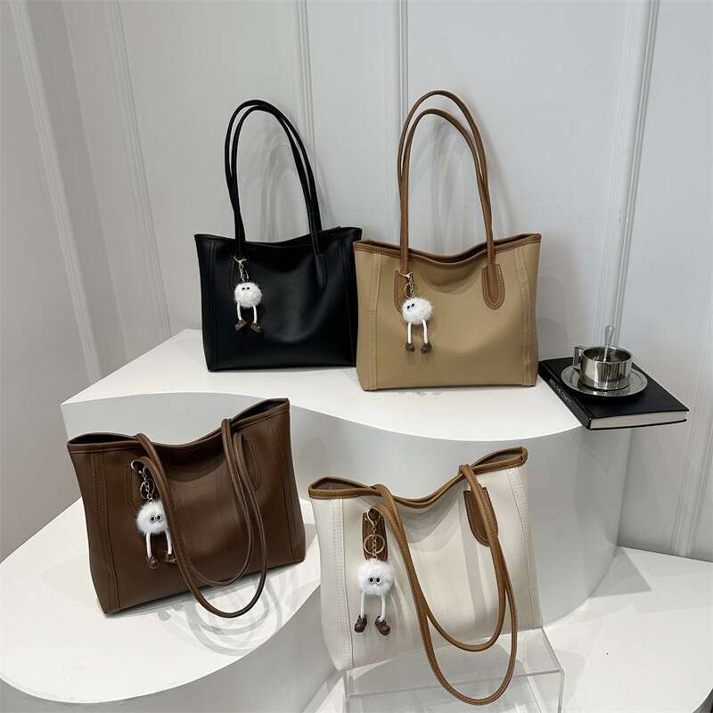 High-end Large Capacity for Women 2025 New Korean Version Commuter Versatile Women's Casual Fashion Single Shoulder Tote Bag