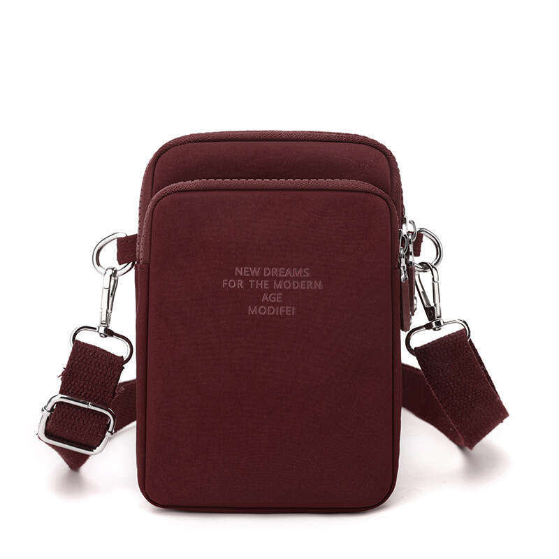 for Women 2025 New Fashion Casual Shoulder Crossbody Nylon Korean Style Simple Small Square Phone Bag