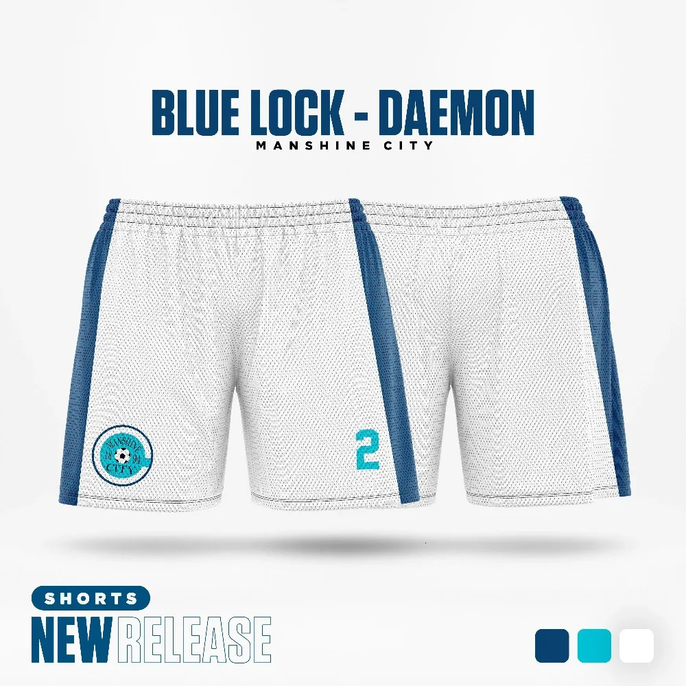 Blue Lock Jersey Manshine City Nagi Anime Men Beach Shorts 3D Print Summer 2025 Women Short Pants Outdoor Sports Kids Bottom 250906