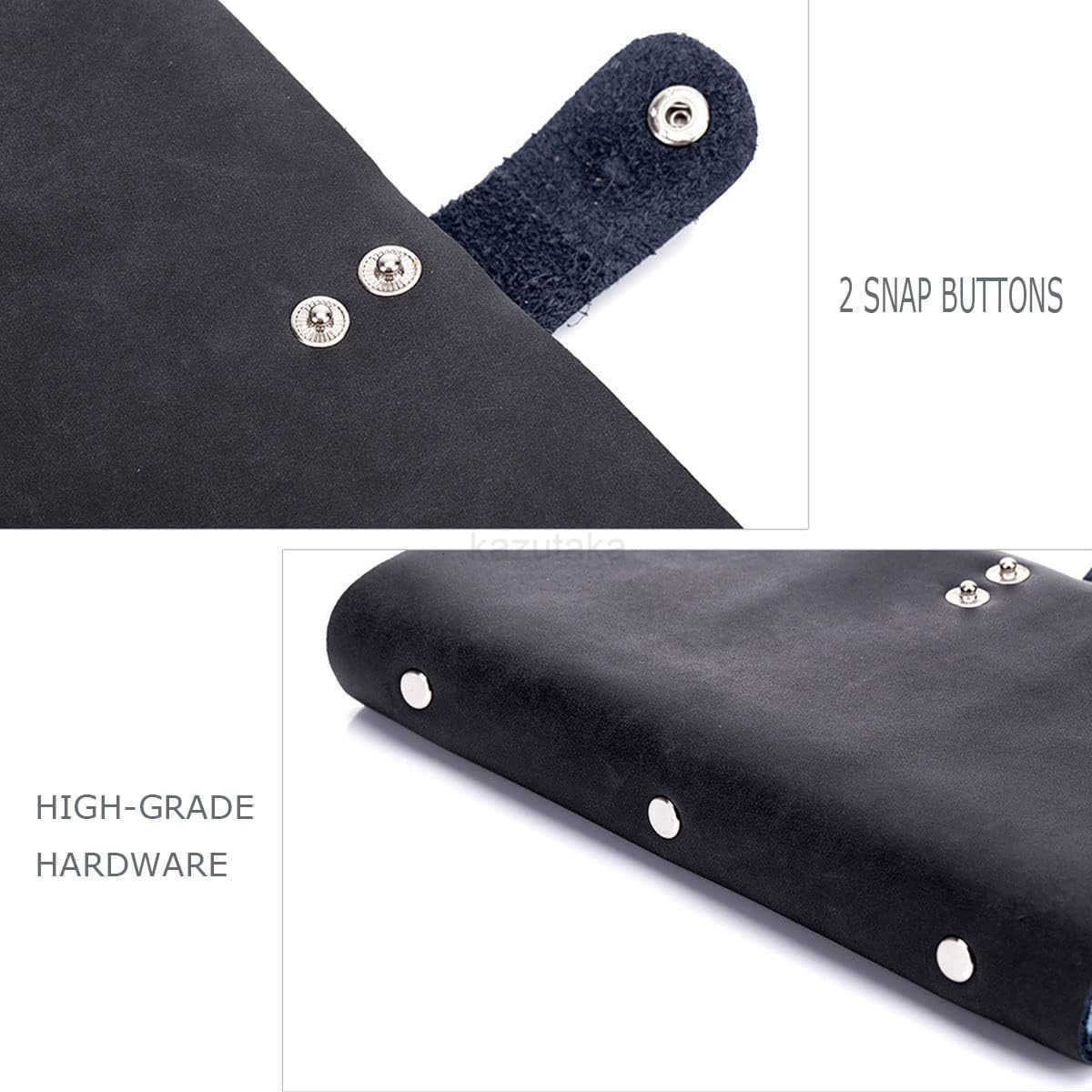 Leather CARD Holder Business Card Case Book Style 90 Count Name ID Card Holder Book Z250906