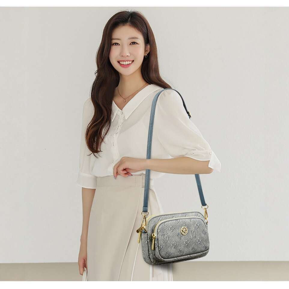 2025 New Women's High-End Fashion Monogram Shoulder Niche Design Crossbody Bag