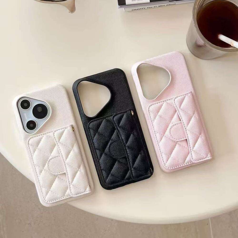 DHgargets Chanel Style Lychee Pattern Chain for iPhone 15 Pro Max, Apple 13, Crossbody 12, Internet Celebrity 16 Phone Case Caviar