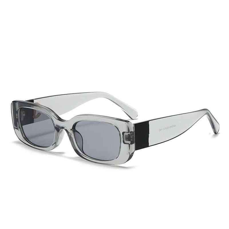 New Women's Same Style Fashion Black and White Color Block Bare Face Artifact Sunglasses UV Protection 2319 451