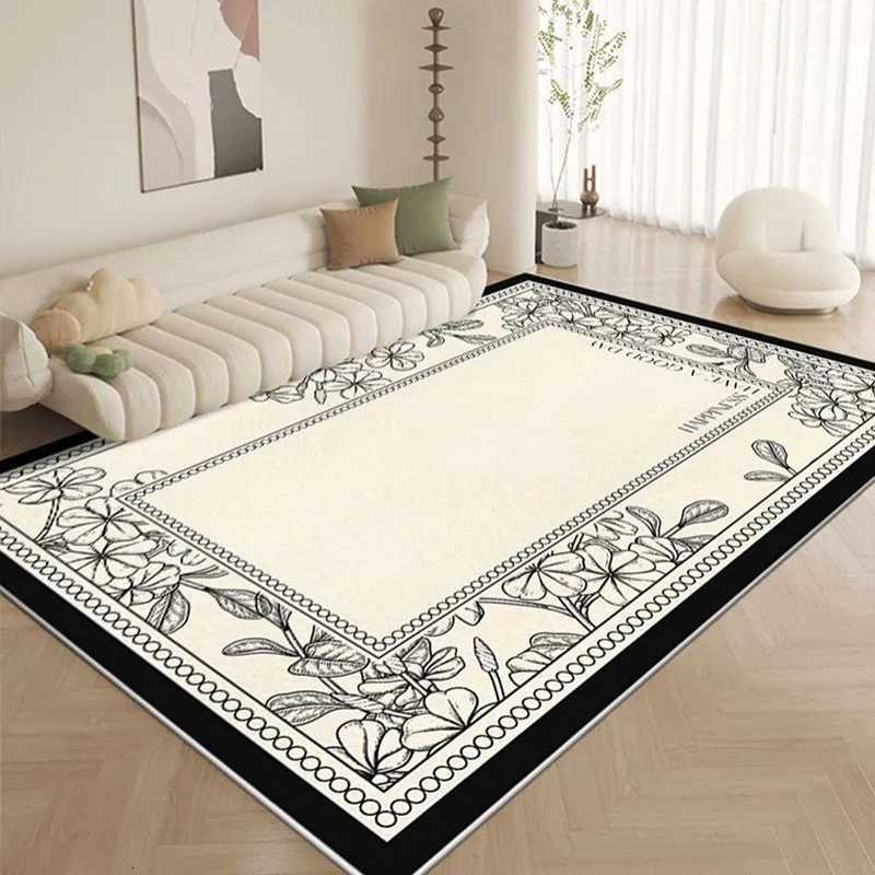 Luxurious VIKAMA 1PC Small Fragrant Cashmere Carpet Floor Mat NonSlip Bed Blanket For Home Bedroom Living Room Sofa Coffee Table Blanket Y250906