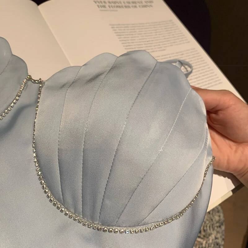 2025 new women's dress sexy, elegant, luxurious satin dress solid design color backless summer party spaghetti strap dress designer casual sleepw