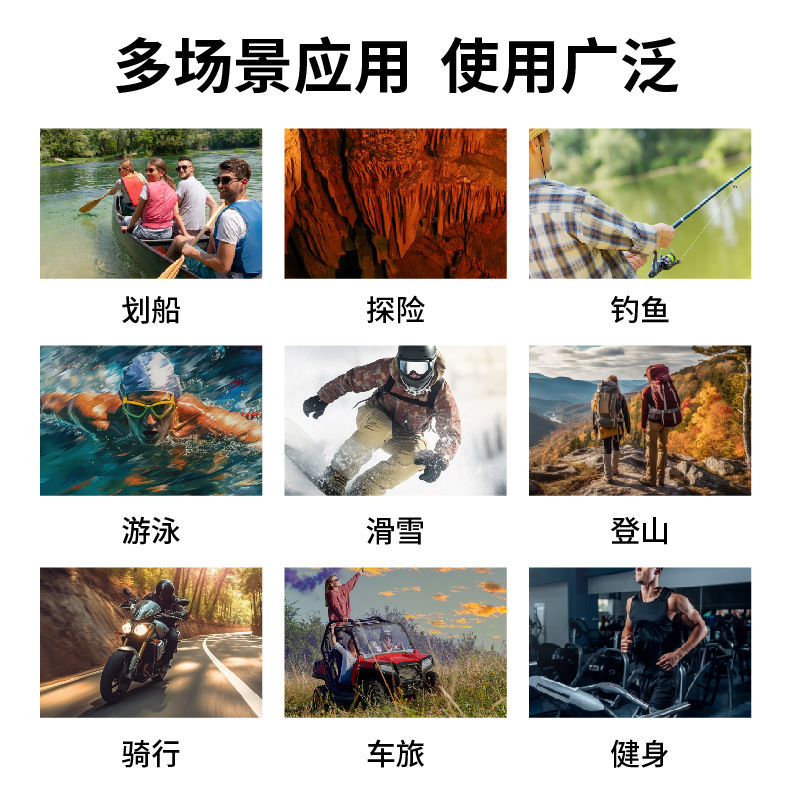 Outdoor Double-Strap Large-Capacity Waterproof Bag / Swimming Waterproof Storage Backpack
