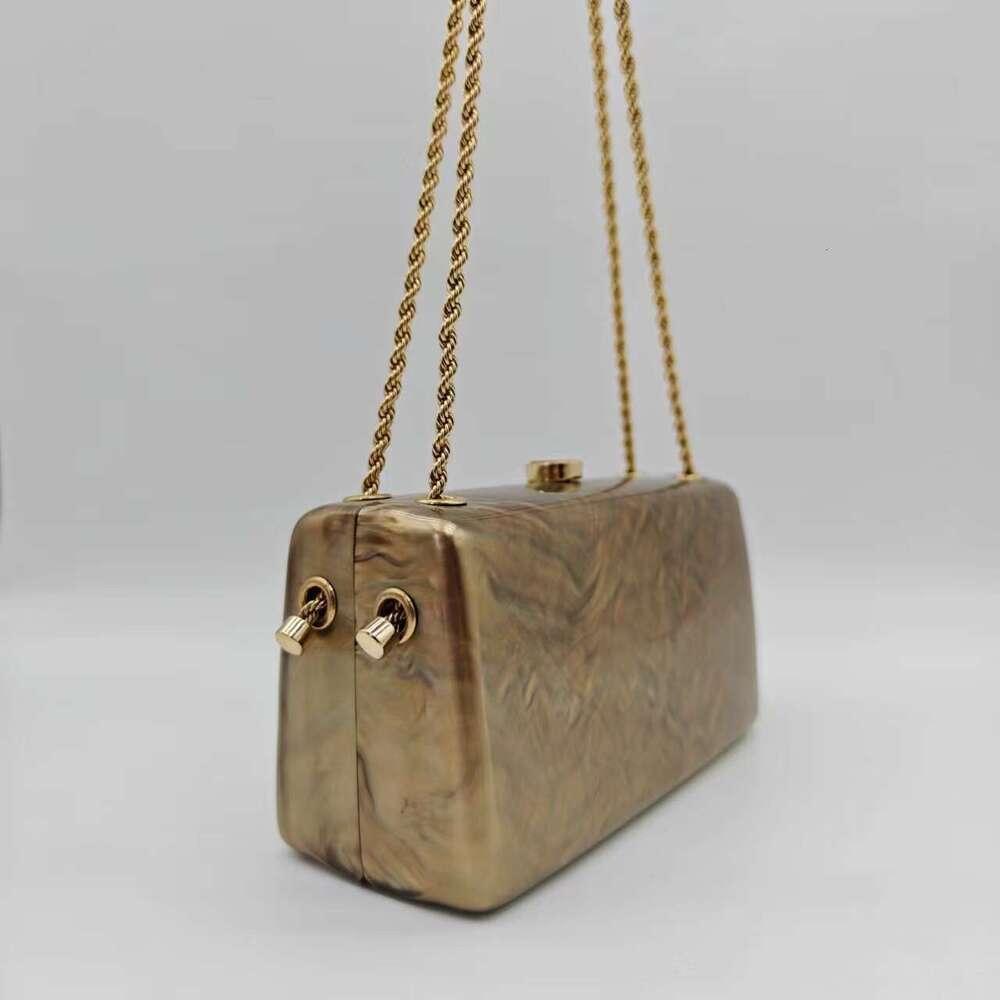 Shoulder for Women, Crossbody Handbag, New Fashion Summer Beach Acrylic Evening Bag, Small Square Bag