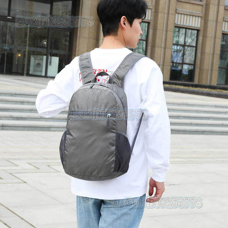 Outdoor Hiking Bag Outdoor Foldable Skin Bag Portable Backpack Travel Backpack Ultrathin Sports Backpack H250906
